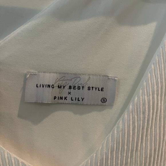 Pink Lily x Living My Best Style Ivory Romper - Picture 2 of 4